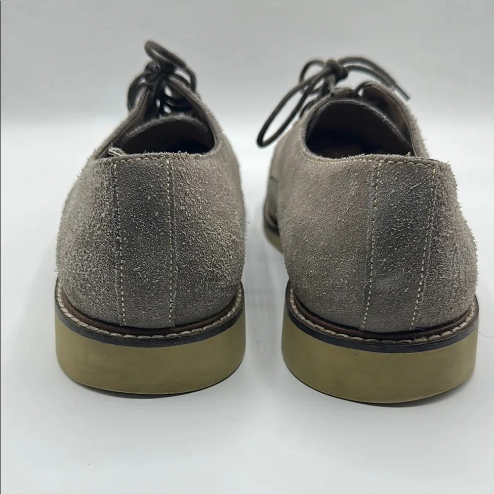 Banana Republic Gray Suede Lace-Up Shoes Men's Size 9